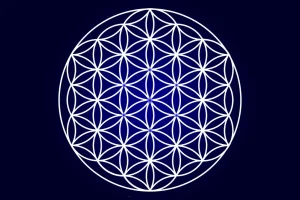 Sacred symbols in the Flower of Life connecting geometry and spiritual energy