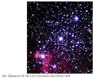 Alignment Of The Giza Pyramids and Orion’s Belt