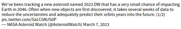 NASA Announced; Asteroid Will Pass Very Close to Earth