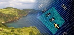 Actual pyramid as shown as reading from a high-tech scanning device