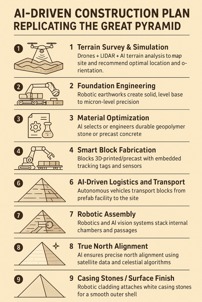 How AI Could Rebuild the Great Pyramid of Giza: Step by Step - Ancient360