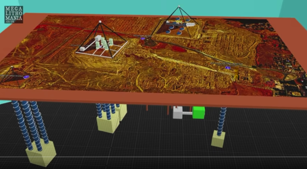  Synthetic Aperture Radar (SAR) technology to explore underground structures beneath the Khafre Pyramid at Giza