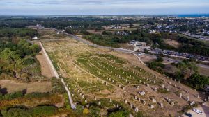 Aerial View Of The Carnac Stone Alignments