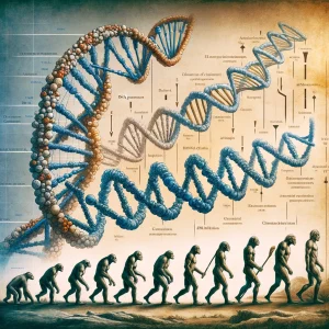 Genetic evidence of human evolution