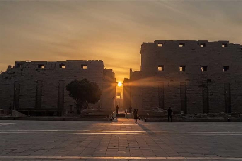 Karnak temple tracked time solar alignment observatory