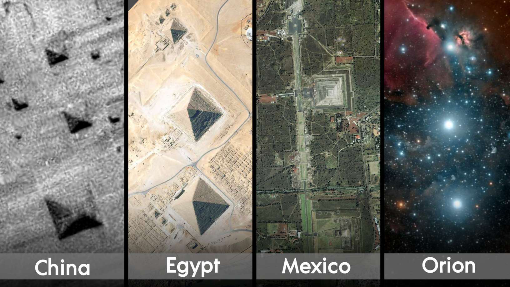 Orion constellation alignment ancient monuments global pattern