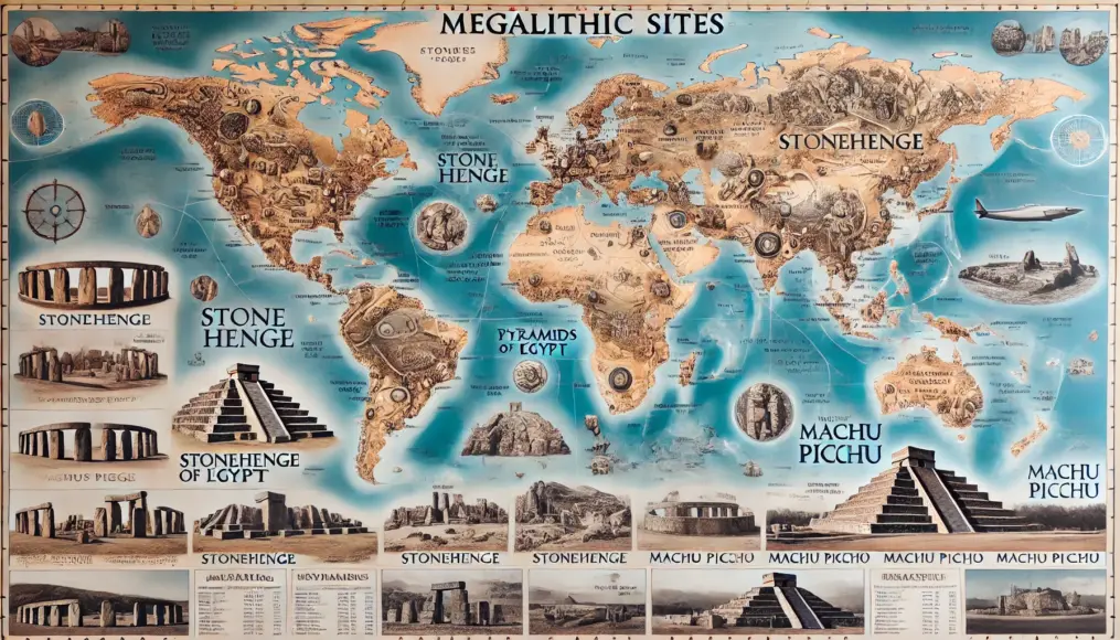 Global megaliths sites