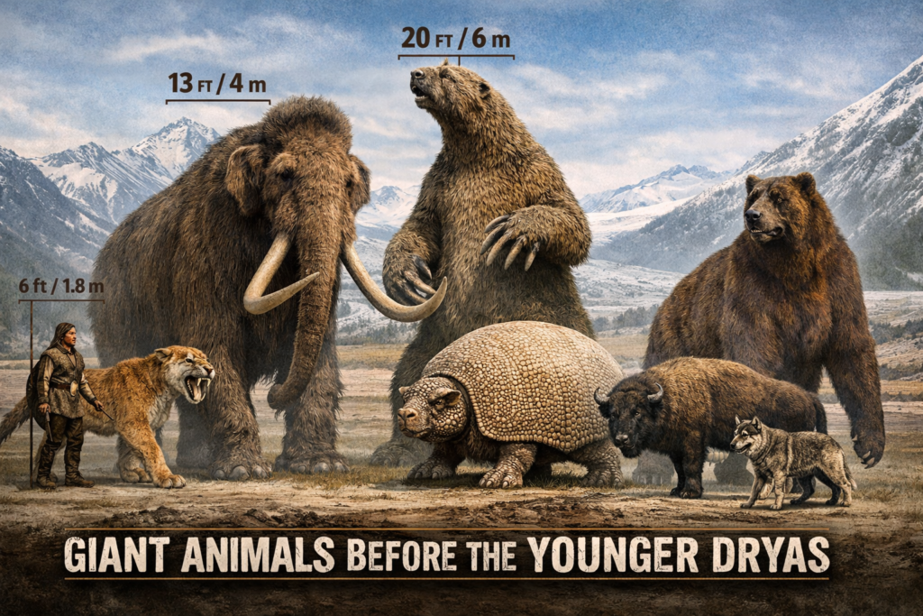 Giant Animals before Younger Dryas