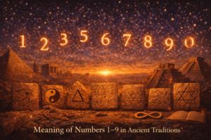 Meaning of numbers 1-9 in ancient traditions and sacred number symbolism