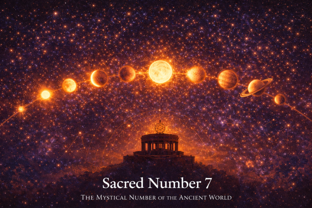 sacred number 7 ancient astronomy seven planets sacred numbers symbolism