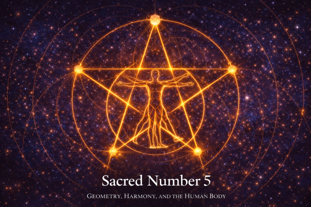 sacred number 5 pentagram geometry golden ratio venus orbit sacred geometry