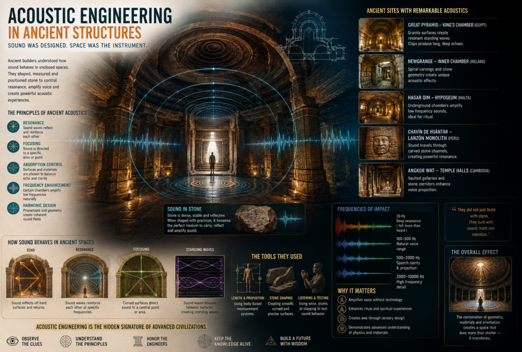Acoustic Engineering Ancient Structures