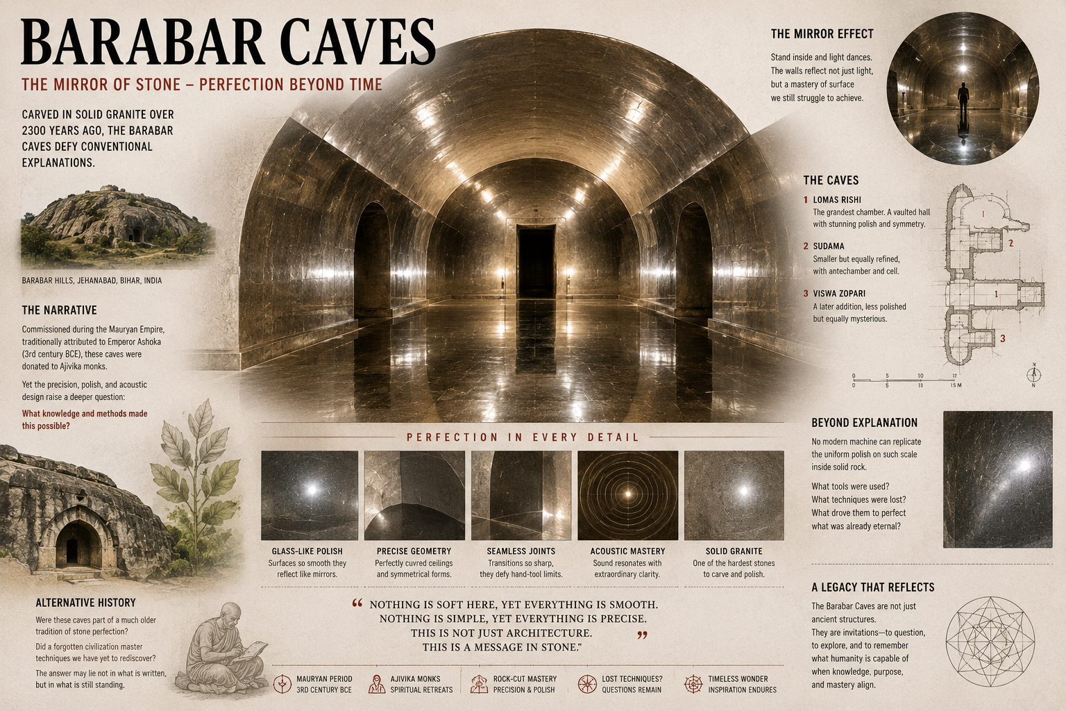 Barabar Caves: Precision Beyond Explanation