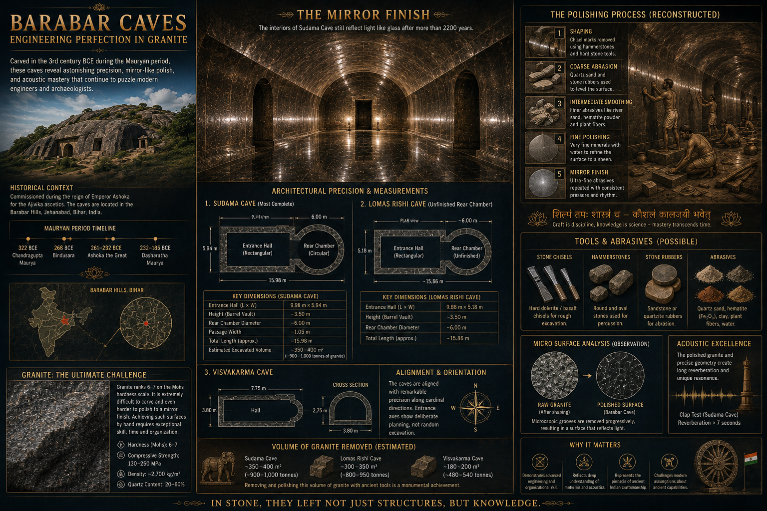 Barabar Caves Polishing