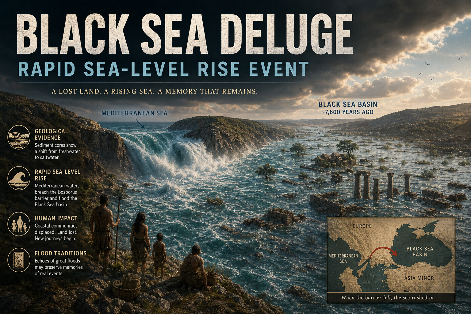 Black Sea Deluge: Rapid Sea-Level Rise Event