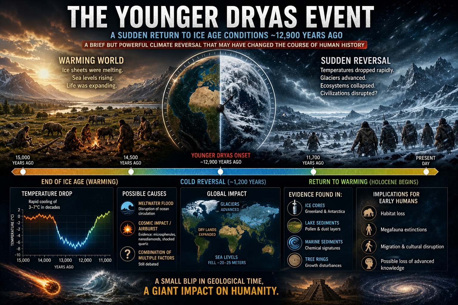 Younger Dryas Event and Abrupt Climate Reversal