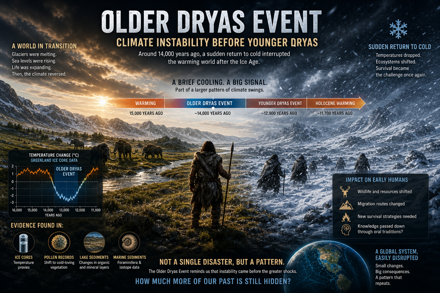 Older Dryas Event Climate Instability