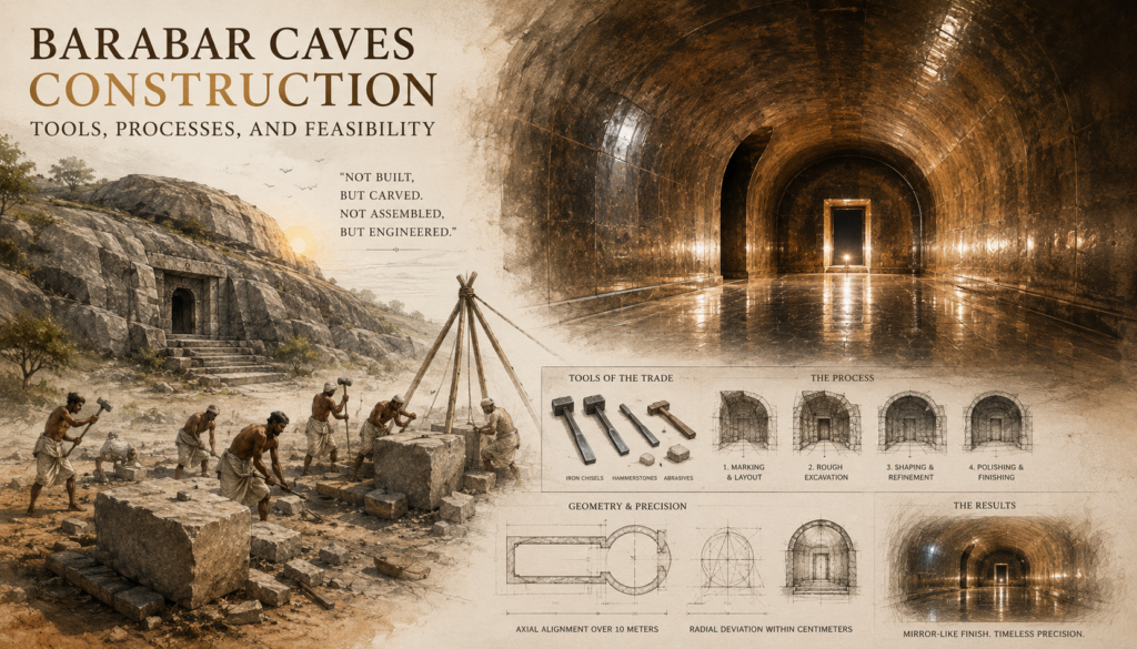 Barabar Caves Construction